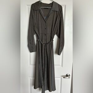 Banana Republic Long Sleeve Shirt Dress, XL